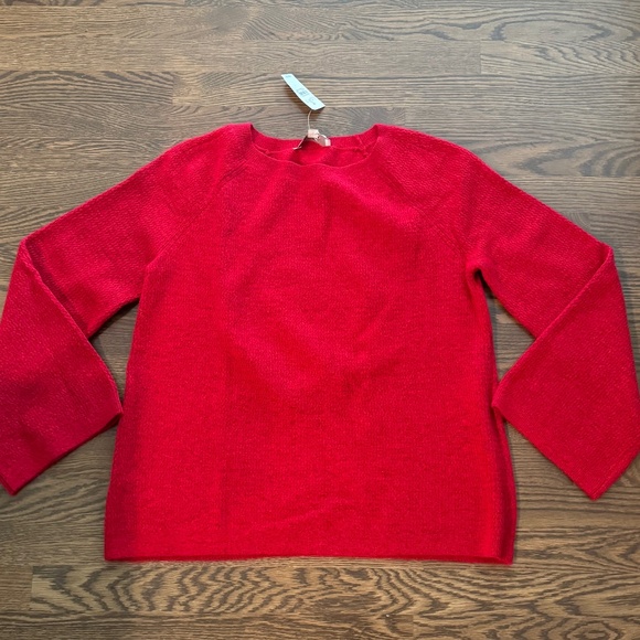 NWT Ann Taylor LOFT red Style 444554 Size LARGE - Picture 1 of 5